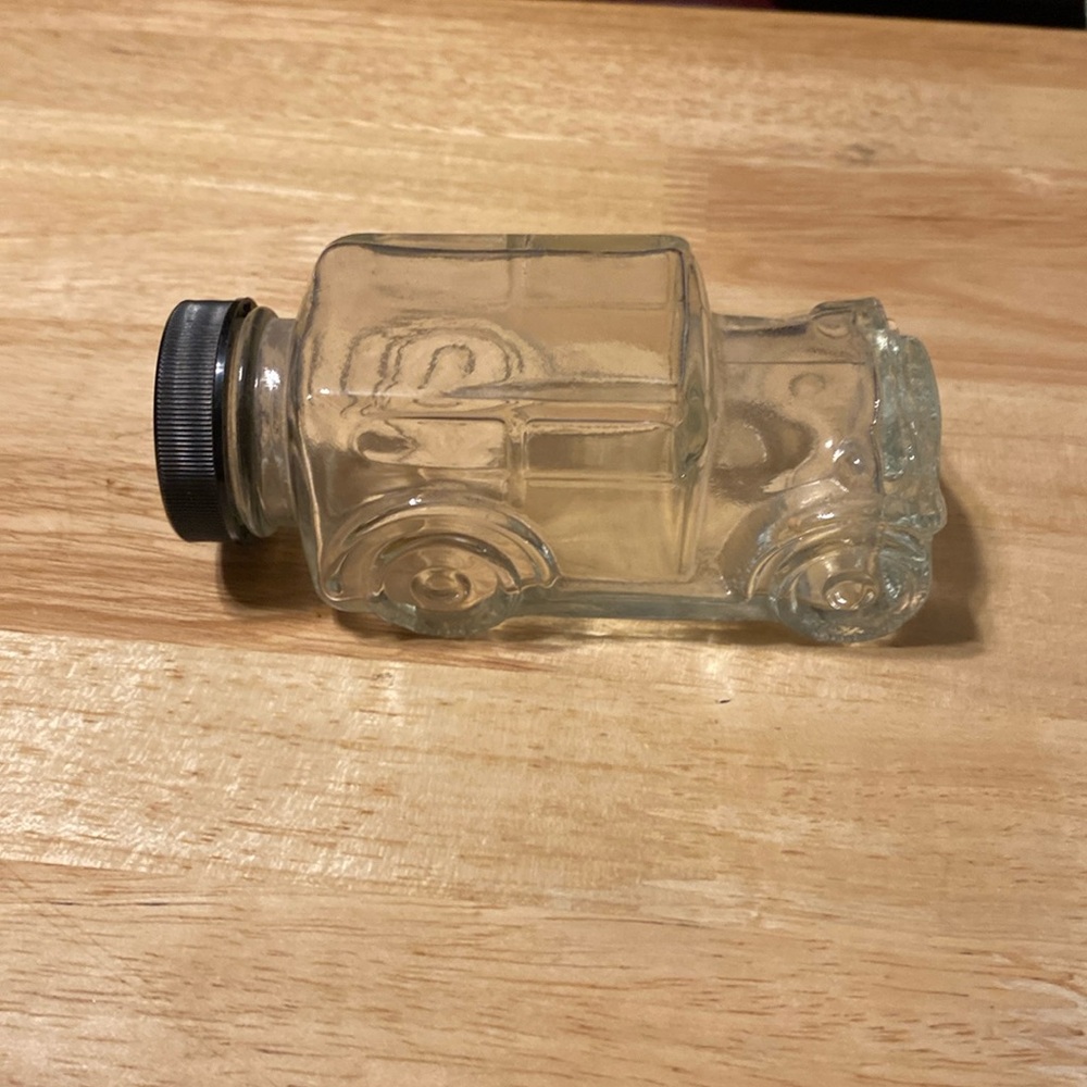 Vintage candy or gum  glass car